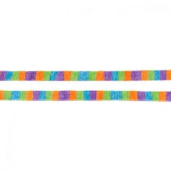 Chenille Band Multicolor 10mm Breit